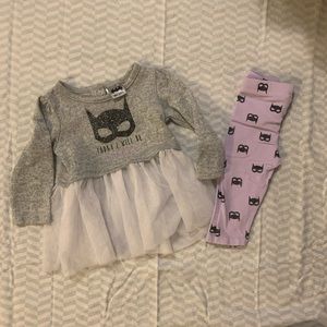 Batgirl purple tulle outfit